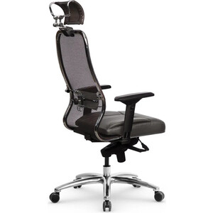 Кресло Метта Samurai SL-3.04 MPES Светло-коричневый/Серый