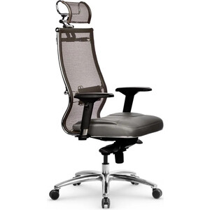 Кресло Метта Samurai SL-3.05 MPES Светло-коричневый/Серый