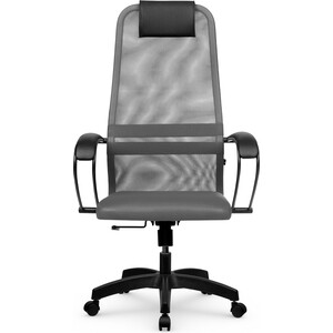 Кресло Метта SU-B-8 / подл.130 / осн.001 Светло-серый / Светло-серый