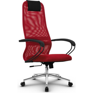 Кресло Метта SU-B-8 / подл.130 / осн.009 Красный / Красный массажёр для лица четыре колеса 25 × 9 × 7 см оранжевый красный