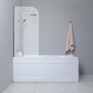 Акриловая ванна Aquanet West 140x70 с каркасом, панелью, слив-переливом и шторкой акриловая ванна aquanet roma 170x70 белый 00204028