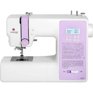 Швейная машина Comfort 2020 сиреневый/белый швейная машина janome excellent stitch 300 белый