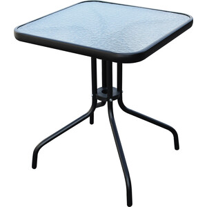 Набор мебели Garden story Гарда мини (2 стула+стол, каркас черный, ротанг серый) (GS019, SC-075)