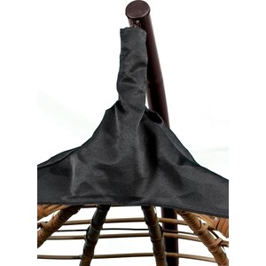 Кресло подвесное Garden story двойное Ортис бежевое, подушка серая (CN900- МТКОР)