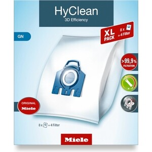 Мешки для пылесосов Miele GN XL HyClean 3D универсальные бумажные мешки пылесборники для пылесосов ozone
