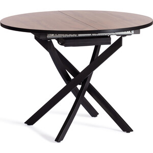 Стол TetChair MANZANA / HPL / металл, Дуб Вотан / чёрный (20617) стол для ноутбука cactus vm fde103 чёрный cs fde103bbk