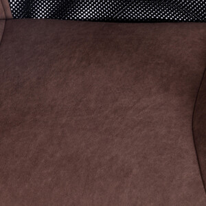 Кресло TetChair STAFF флок/ткань, коричневый/черный, 6/W-11 (21456)