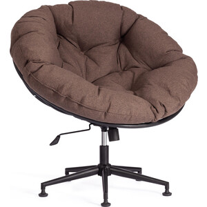 Кресло TetChair CLOUDE рогожка/металл, коричневый, 3М7-147 (21514) кресло tetchair charm ткань коричневый коричневый f25 зм7 147
