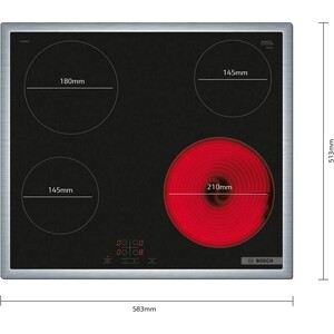 Электрическая варочная панель Bosch PKE645BA2E Вид№3