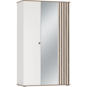Шкаф для одежды ОЛМЕКО 51.14 ''Либерти'' (опора h 20 мм) Белый / Дуб Каньон (ML876880920)