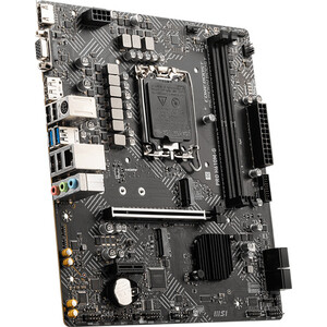 Материнская плата MSI PRO H610M-G\601-7D46-250,23\801-7D46-020\STD PRO H610M-G,H610,LGA1700,2DDR5,1PCI-Ex16 ,1PCI-Ex1,2M.2(KEY M+KEY E)