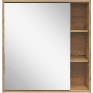 Зеркальный шкаф Sanstar Lavanti 70х73 дуб вотан (445.1-2.4.1.) зеркальный шкаф sanstar тоскана 60х73 дуб сонома светлый 408 1 2 4 1