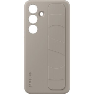 Чехол Samsung для Galaxy S24 Standing Grip Case серо-коричневый (EF-GS921CUEGRU)