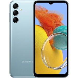 Смартфон Samsung Galaxy M14 SM-M146B 4/64 2Sim голубой смартфон samsung galaxy m14 sm m146b 128gb 4gb голубой