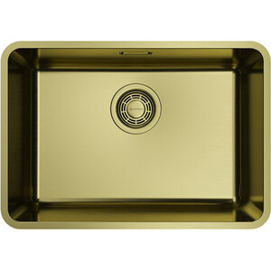 Кухонная мойка Omoikiri Omi 53-U/I Ultra Mini светлое золото (4997406) умывальник дачный акватекс с эвн мойка пластиковая белое золото