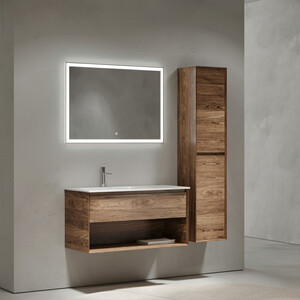 Мебель для ванной Sancos Marmi 1.0 100х45 левая, дуб чарльстон