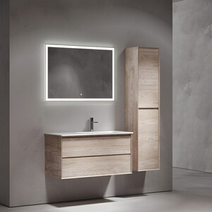 Мебель для ванной Sancos Marmi 2.0 100х45 правая, дуб галифакс натуральный мебель для ванной sancos snob t 100х45 правая beige soft