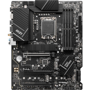 Материнская плата MSI PRO Z790-P WIFI,LGA1700,4DDR5,3PCI -Ex16,1PCI - Ex1,4M.2,1USB3.2 Gen2 X2, 6USB3