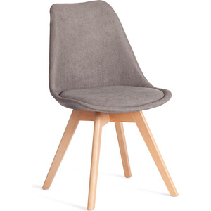 Стул TetChair TULIP SOFT (mod. 053V) / 1 шт. в упаковке, дерево/пластик/ткань, Серый (Grey) LY1701-26