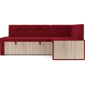 

Кухонный угловой диван Mebel Ars Таллин (Бархат красный STAR VELVET 3 DARK RED) 211х83х141 см (M11-21-1), Таллин (Бархат красный STAR VELVET 3 DARK RED) 211х83х141 см (M11-21-1)