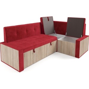 

Кухонный угловой диван Mebel Ars Таллин (Кордрой красный) 211х83х141 см (M11-21-16), Таллин (Кордрой красный) 211х83х141 см (M11-21-16)