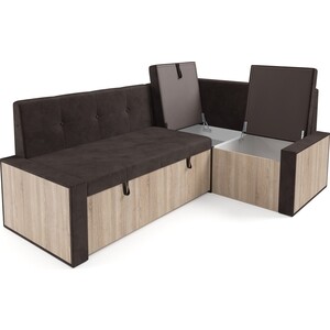 

Кухонный угловой диван Mebel Ars Таллин (Кордрой коричневый) 211х83х141 см (M11-21-15), Таллин (Кордрой коричневый) 211х83х141 см (M11-21-15)