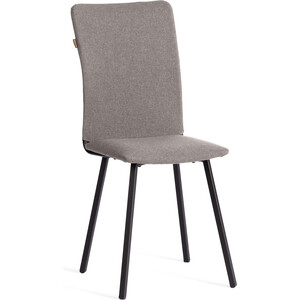 Стул TetChair La Rousse, разборный, ткань рогожка, серый/черный, 3M 16/2 (21649)