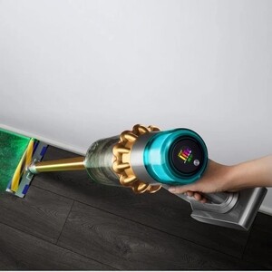 Пылесос вертикальный беспроводной Dyson V15 Detect Absolute Gold (447045-01)