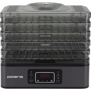 

Сушилка для овощей и фруктов Polaris PFD 2108PV 6 под. черный, PFD 2108PV 6 под. черный