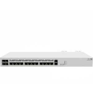 Маршрутизатор MikroTik CCR2116-12G-4S+ Cloud Core Router AL73400 CPU (16-cores 2GHz), 16GB 4xSFP+ 13xGbit M.2 PCIe L6, 1U Dual PSU