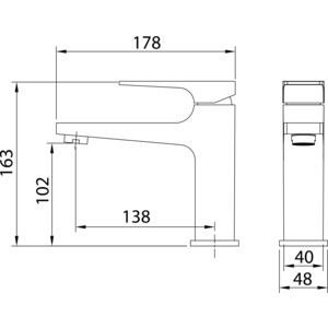 Смеситель для раковины Grossman Classic золото сатиновый (510.K35.04.320)