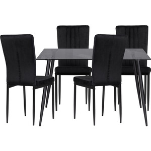 

Обеденная группа Woodville Эрнал gray / black (599453), Эрнал gray / black (599453)