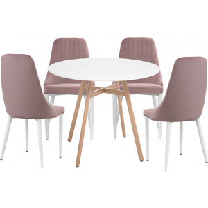 

Обеденная группа Woodville Ада white / light purple (579115), Ада white / light purple (579115)