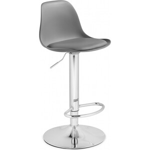 

Барный стул Woodville Soft gray / chrome (15747), Soft gray / chrome (15747)
