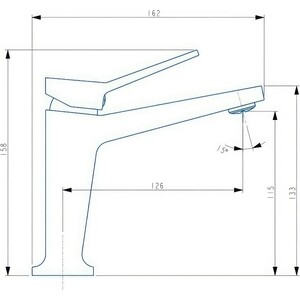 Смеситель для раковины Haiba HB818 хром (HB10818)