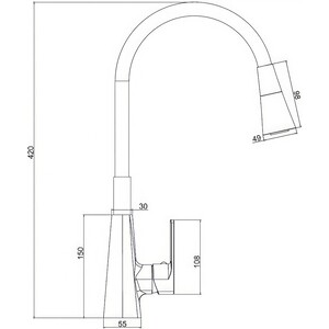 

Смеситель для кухни Haiba HB825-8 с гибким изливом, белый (HB73825-8), HB825-8 с гибким изливом, белый (HB73825-8)
