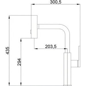 Смеситель для кухни Haiba HB824-5 с мультифункциональным изливом, матовое золото (HB73824-5)