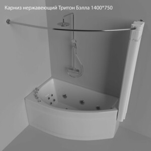 Карниз для ванны Triton Бэлла 1400х750 (Щ0000052867)