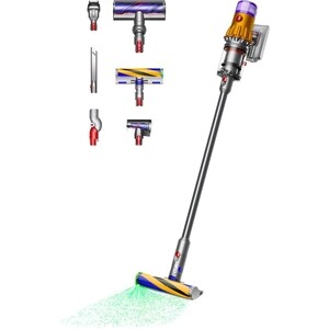 

Пылесос Dyson V12 Detect Slim Absolute серебристый/желтый, V12 Detect Slim Absolute серебристый/желтый