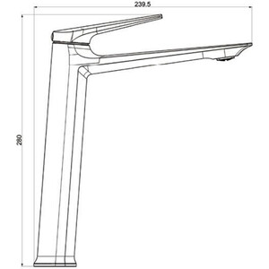 Смеситель для раковины Royce Pro хром (RCM-120502CR)