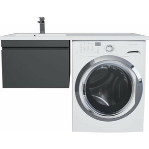 

Тумба с раковиной Uperwood Magenta 110L с ящиком, под стиральную машину, черная (5930205164, 2490000012), Magenta 110L с ящиком, под стиральную машину, черная (5930205164, 2490000012)