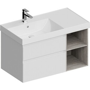 Тумба под раковину Kerama Marazzi Cubo 90 белая (CUB.90Lh\WHT.M)