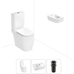 

Набор для туалета 3 в 1 Lavinia Boho Bell Pro с сиденьем микролифт, аксессуары в цвете матовый черный (202008366), Bell Pro с сиденьем микролифт, аксессуары в цвете матовый черный (202008366)