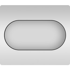 Зеркало Wellsee 7 Rays' Spectrum 110х55 (172201860)