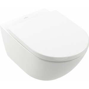 

Унитаз подвесной безободковый Villeroy Boch Subway 3.0 с сиденьем микролифт (4670TS01), Subway 3.0 с сиденьем микролифт (4670TS01)