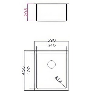 Кухонная мойка Grandex Aqua Proline 39 sat (300062)