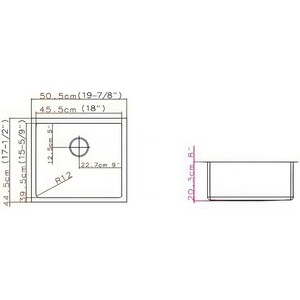 Кухонная мойка Grandex Aqua Proline 50 sat (300083)