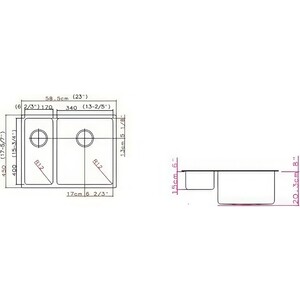 Кухонная мойка Grandex Aqua Proline 58 sat (300208)