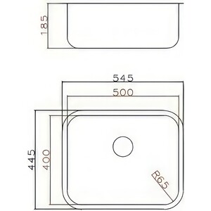 Кухонная мойка Grandex Aqua Select 54 sat (200336)