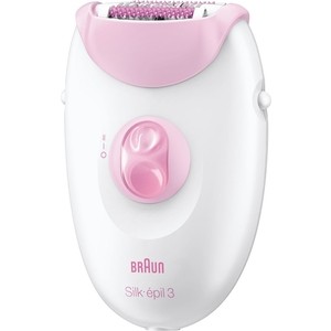 Эпилятор Braun 3270 Silk-epil 3, белый/розовый эпилятор beurer hl76 белый